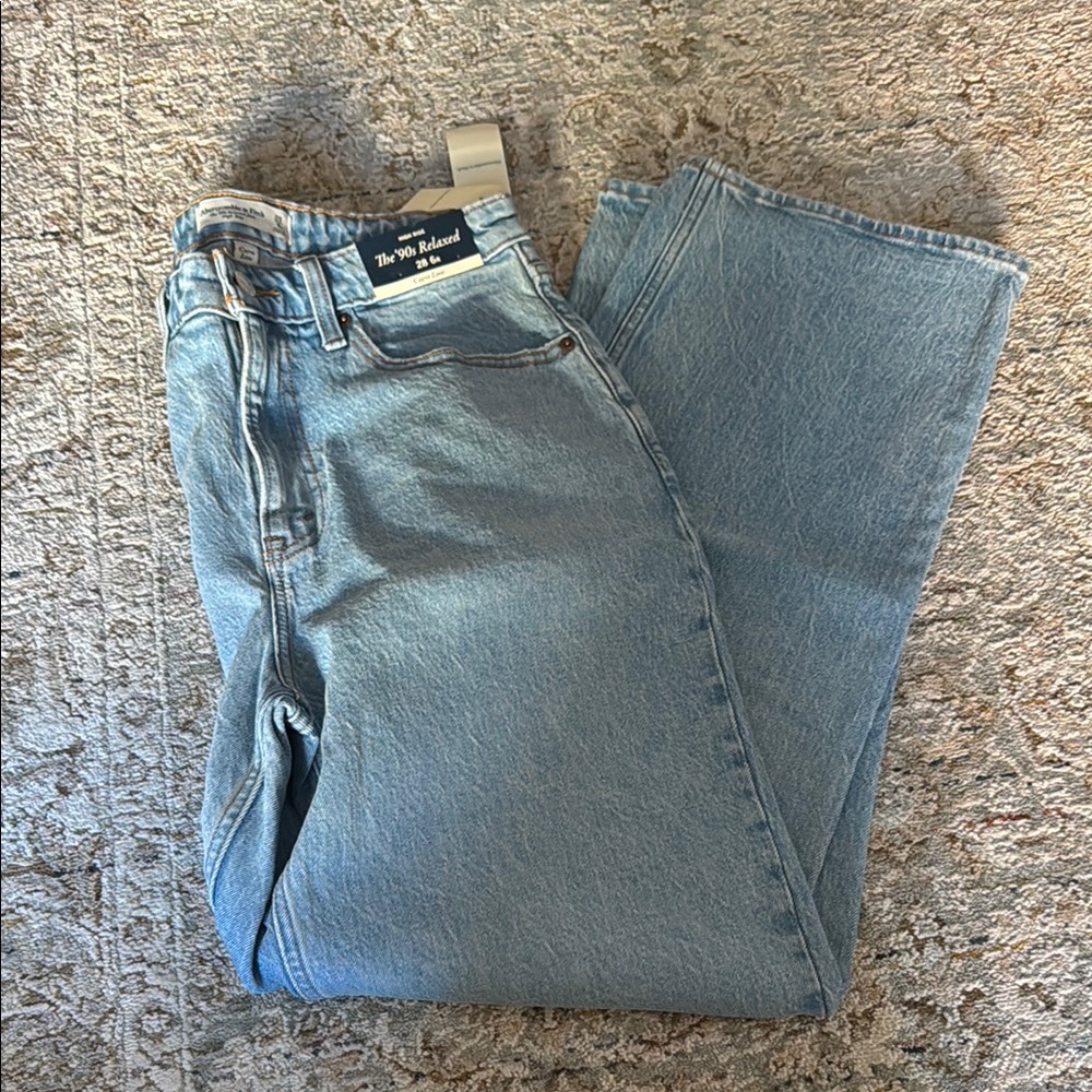 The 90's Relaxed Blue Jeans CURVE LOVE